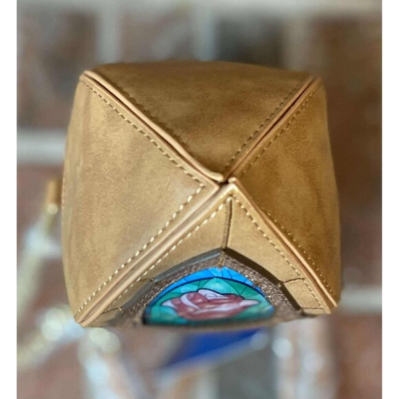 Disney Danielle Nicole Beauty And The Beast Fairytale Stain Glass Crossbody Bag - Picture 4 of 5